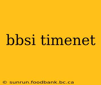 bbsi timenet
