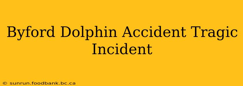 Byford Dolphin Accident Tragic Incident