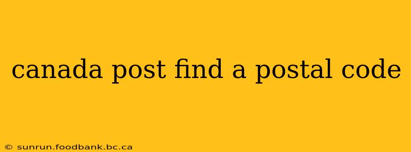 canada post find a postal code