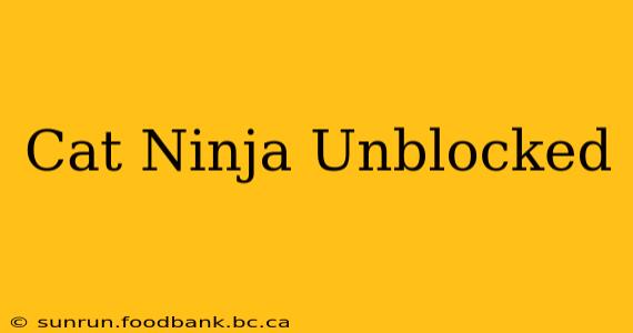 Cat Ninja Unblocked