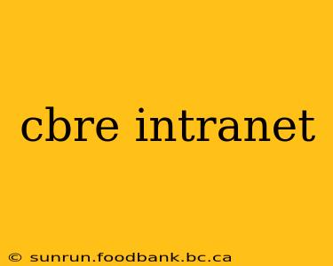 cbre intranet