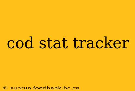 cod stat tracker