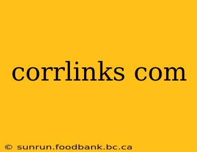 corrlinks com