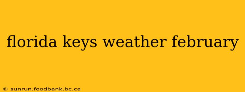 florida keys weather february