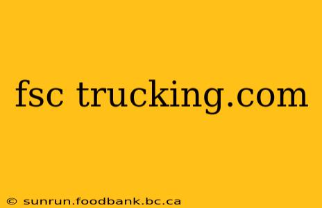 fsc trucking.com