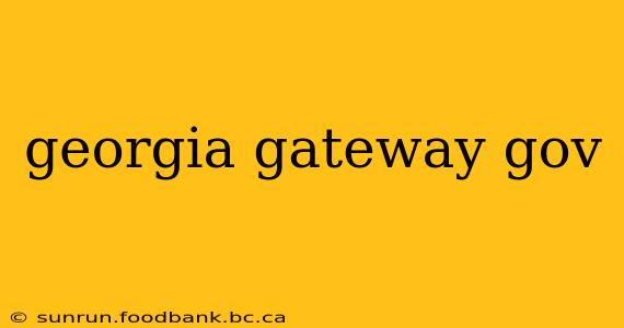 georgia gateway gov