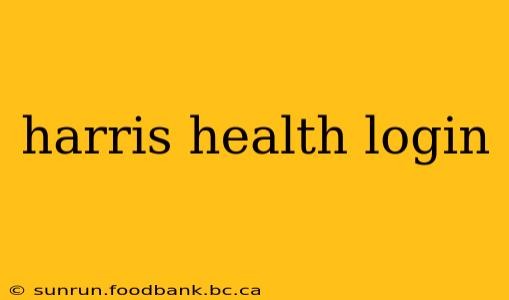 harris health login