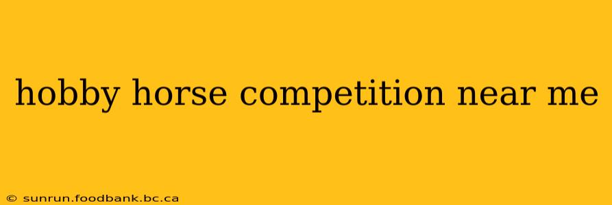 hobby horse competition near me