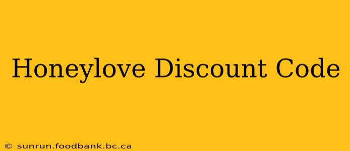 Honeylove Discount Code