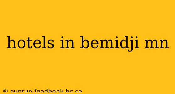 hotels in bemidji mn