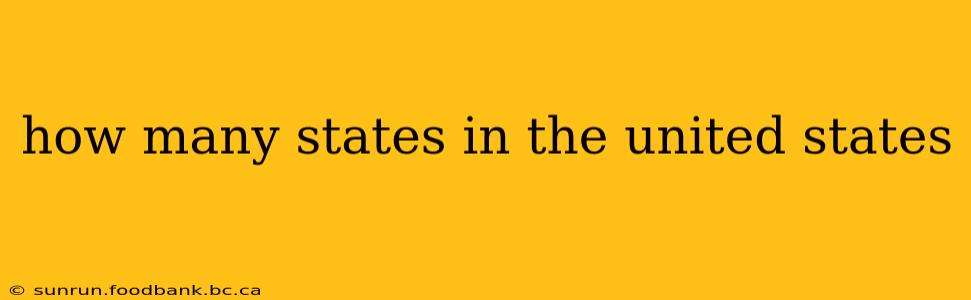 how many states in the united states