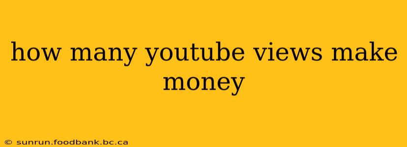 how many youtube views make money