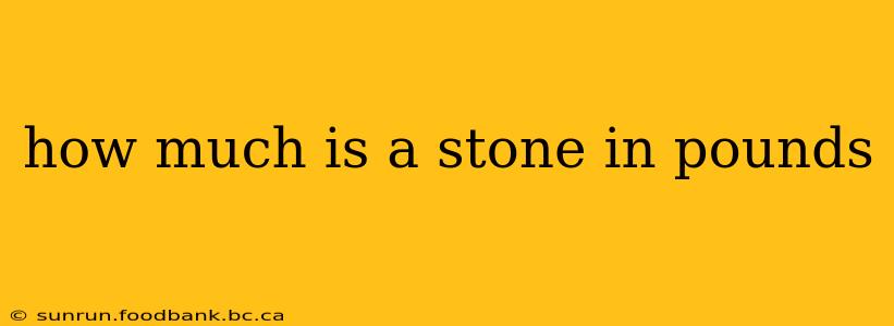 how much is a stone in pounds