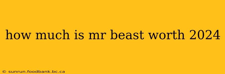how much is mr beast worth 2024