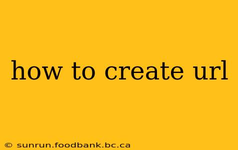 how to create url