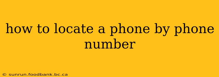 how to locate a phone by phone number