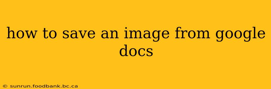 how to save an image from google docs