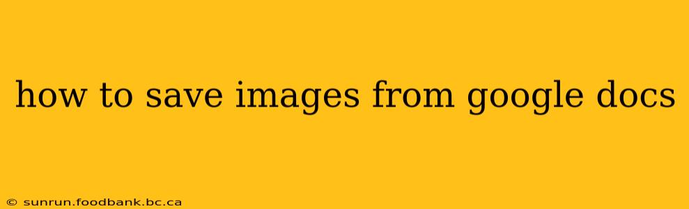 how to save images from google docs
