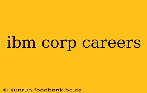 ibm corp careers