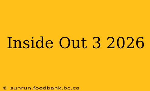 Inside Out 3 2026
