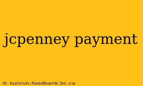jcpenney payment