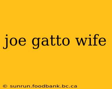 joe gatto wife