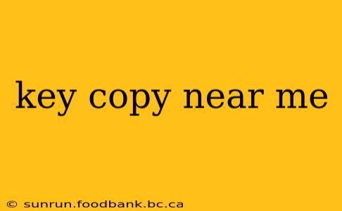key copy near me