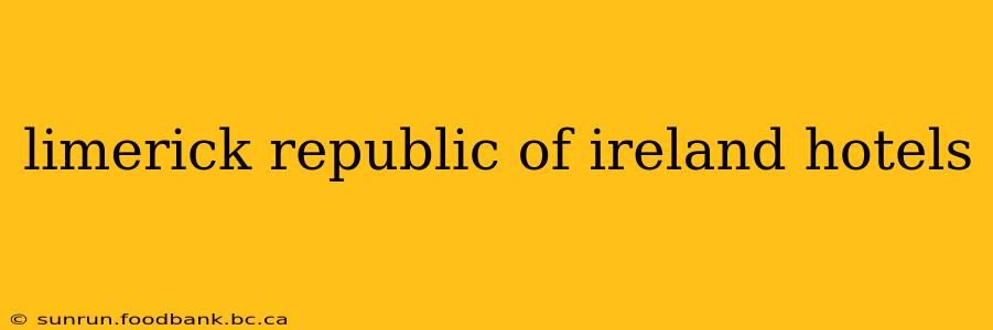 limerick republic of ireland hotels