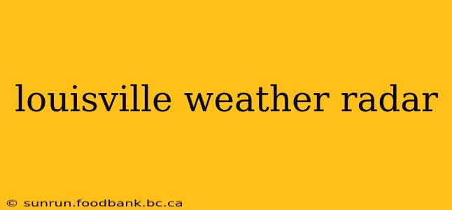 louisville weather radar