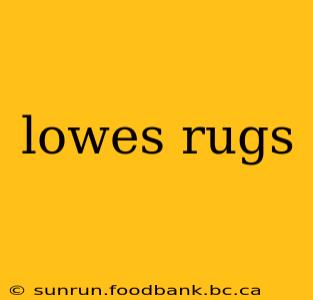 lowes rugs