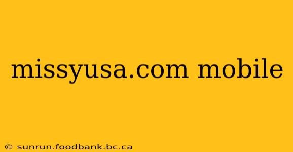 missyusa.com mobile
