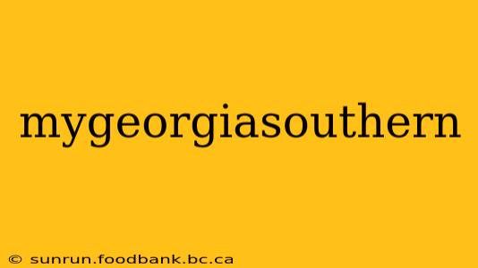 mygeorgiasouthern