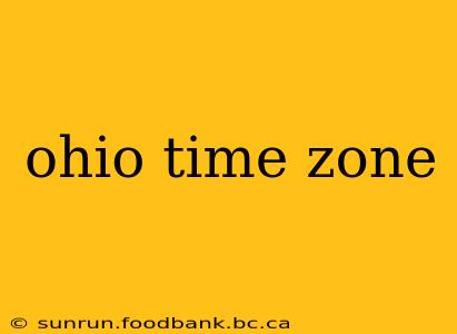 ohio time zone