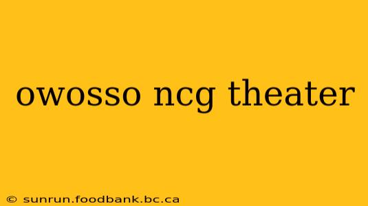 owosso ncg theater