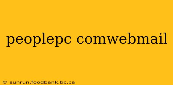peoplepc comwebmail
