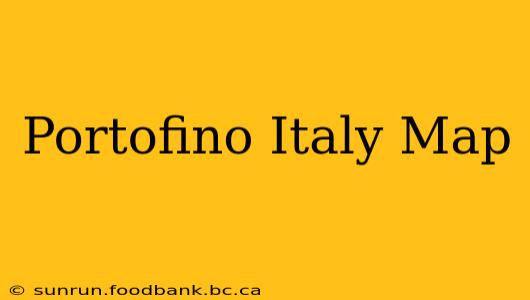 Portofino Italy Map