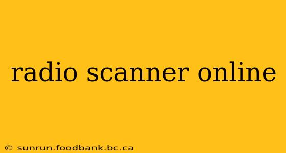 radio scanner online