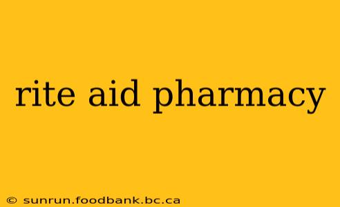 rite aid pharmacy