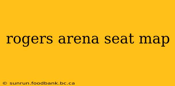 rogers arena seat map