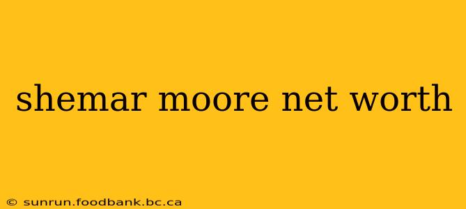 shemar moore net worth