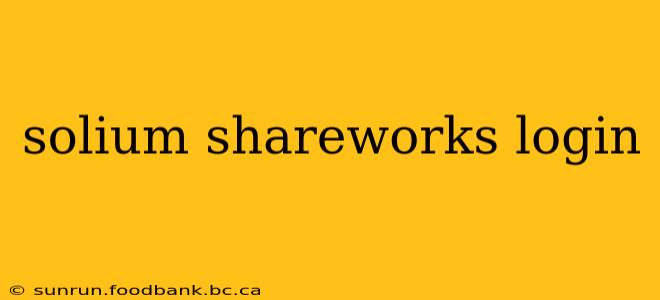 solium shareworks login