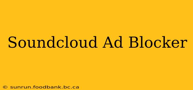 Soundcloud Ad Blocker