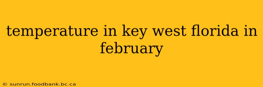 temperature in key west florida in february