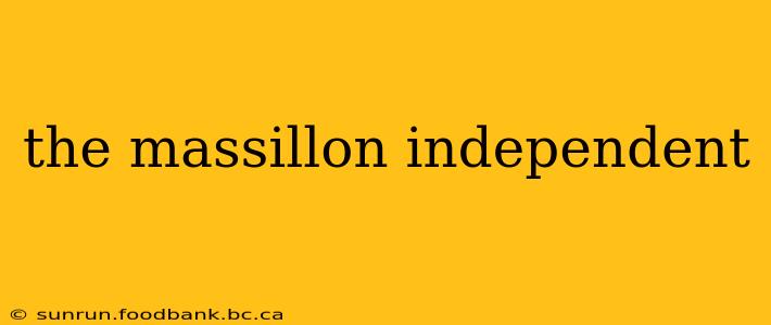 the massillon independent