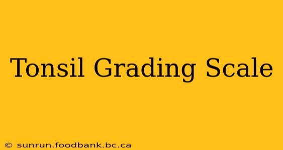 Tonsil Grading Scale