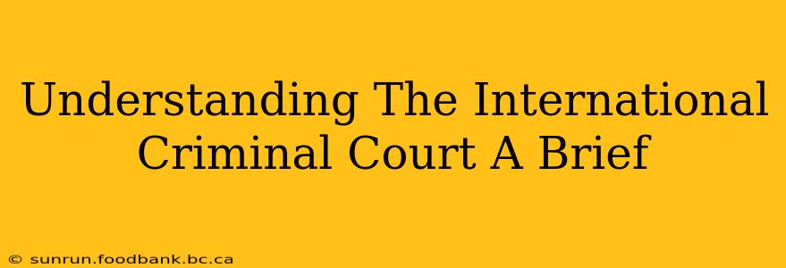 Understanding The International Criminal Court A Brief