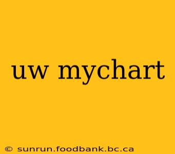 uw mychart