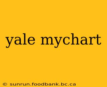 yale mychart